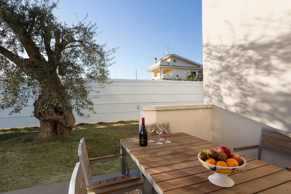 The terrace