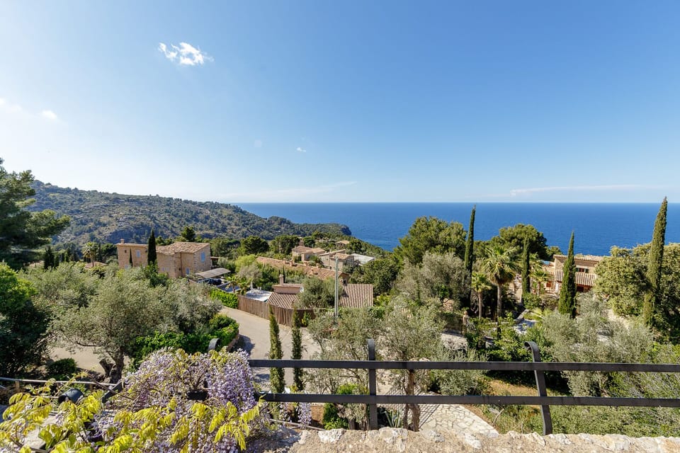 Stunning views from the terrace