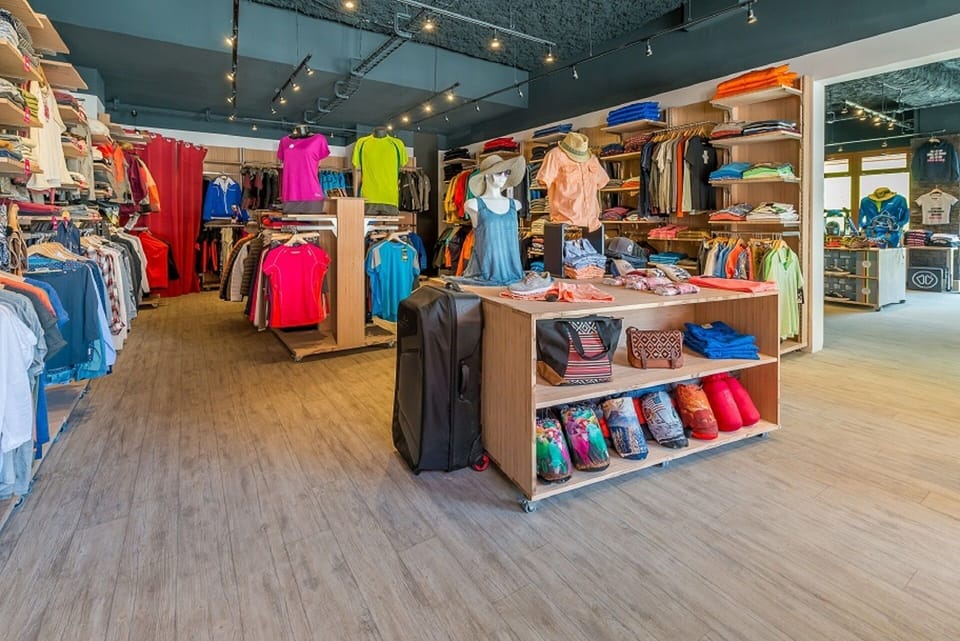 Ski Shop on ground floor