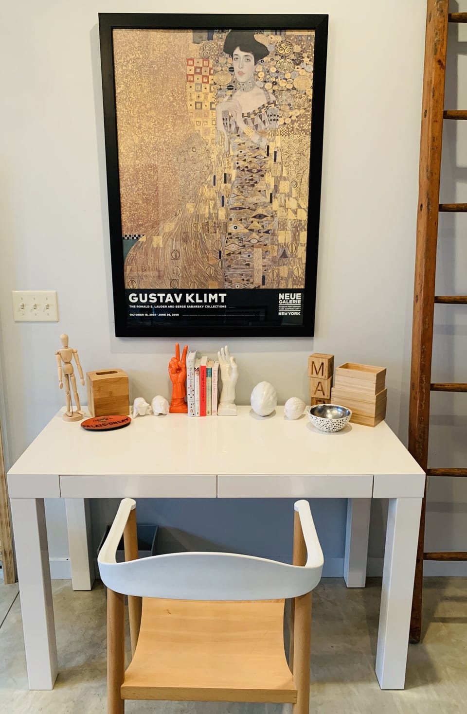 Desk in Studio used for writing or working on your computer