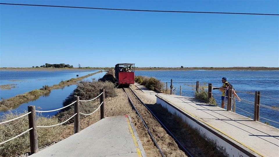Comboio turístico  para a praia do Barril