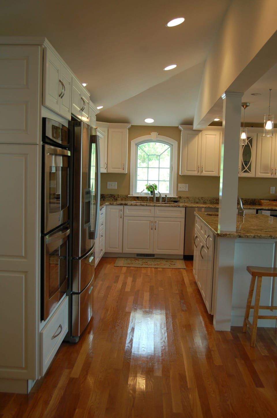 side view of kitchen