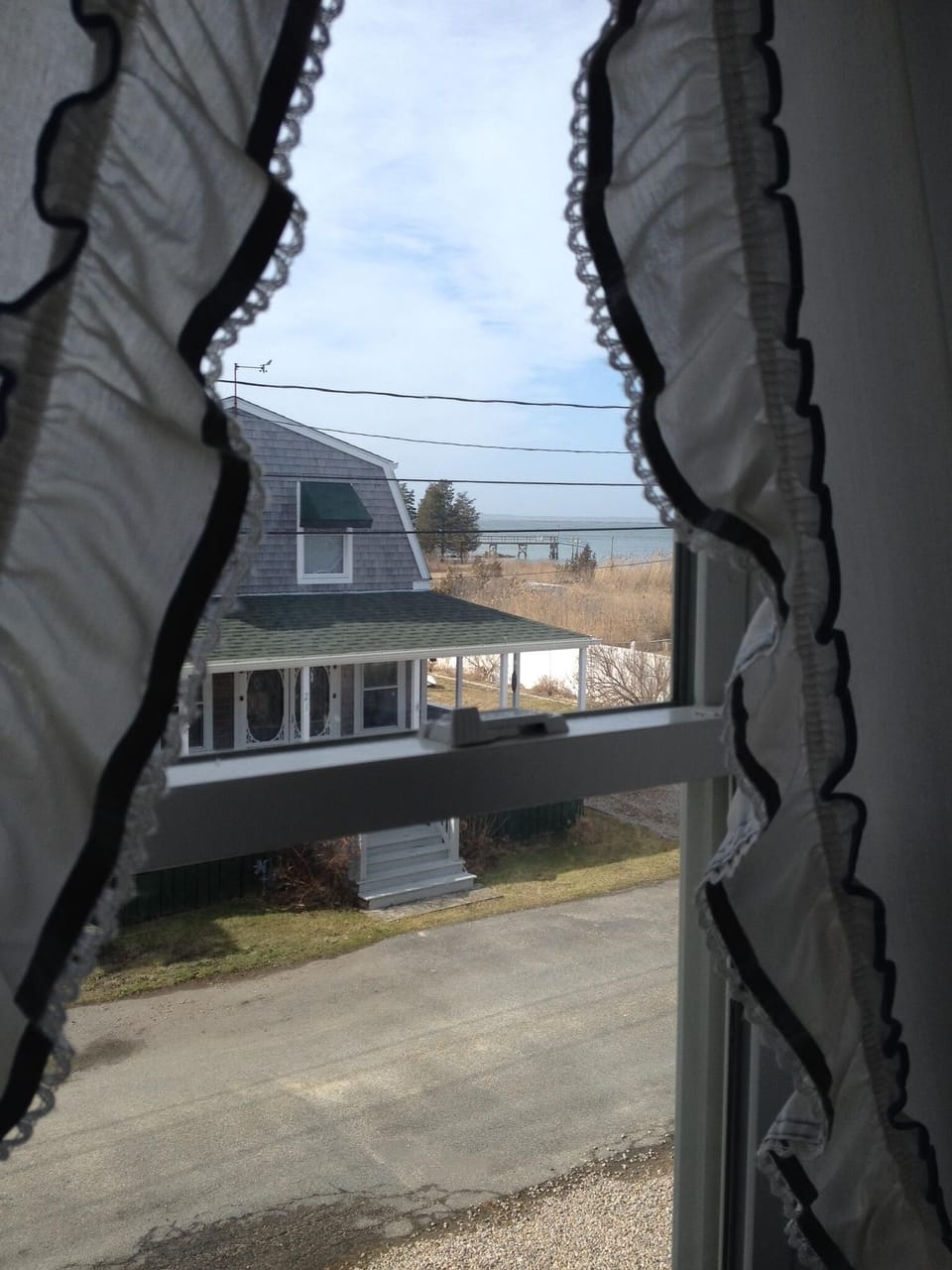 View of water from bedroom