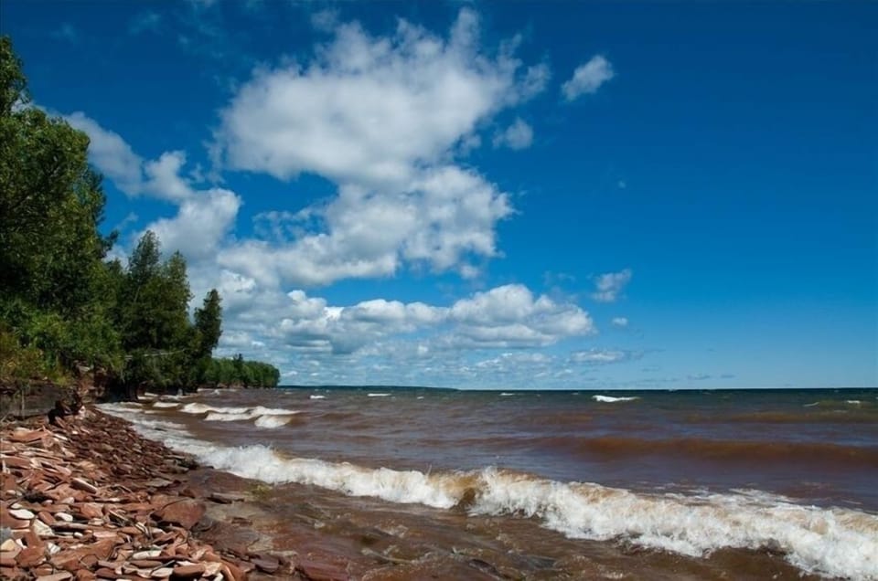 Lake Superior From The Cottage Shore