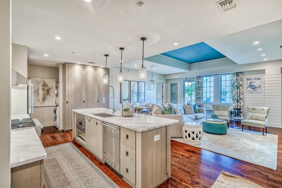 Main Living Area - Offering Open Concept Living, Dining & Kitchen