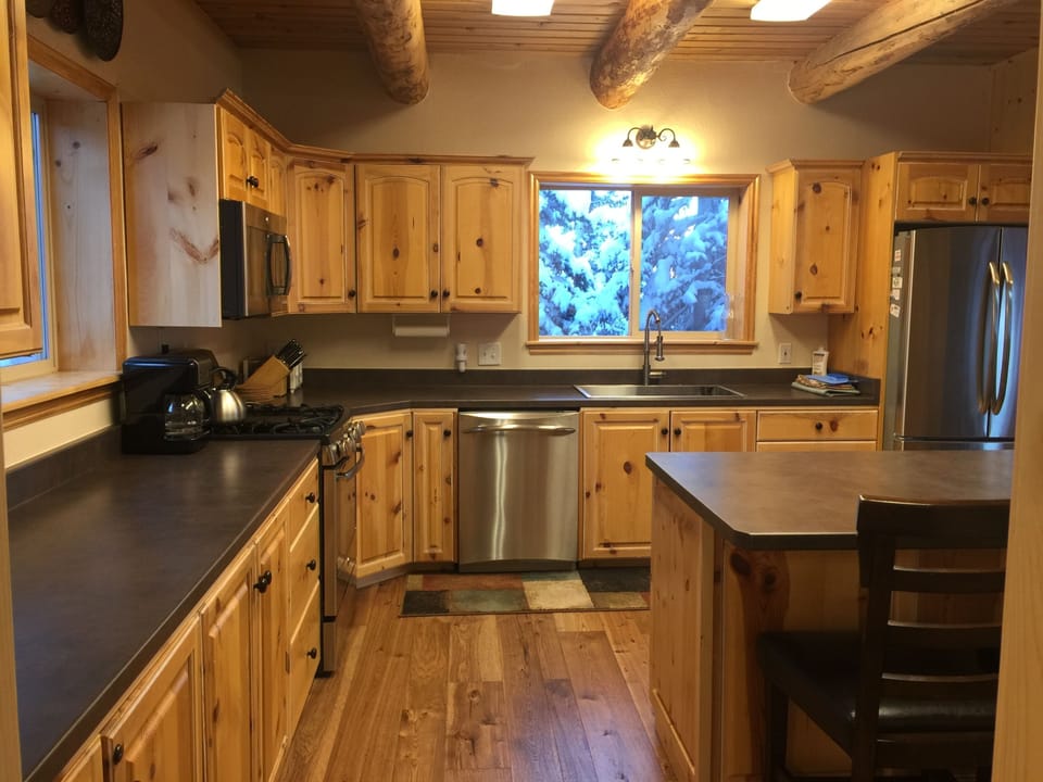Fully stocked kitchen catering to large groups
