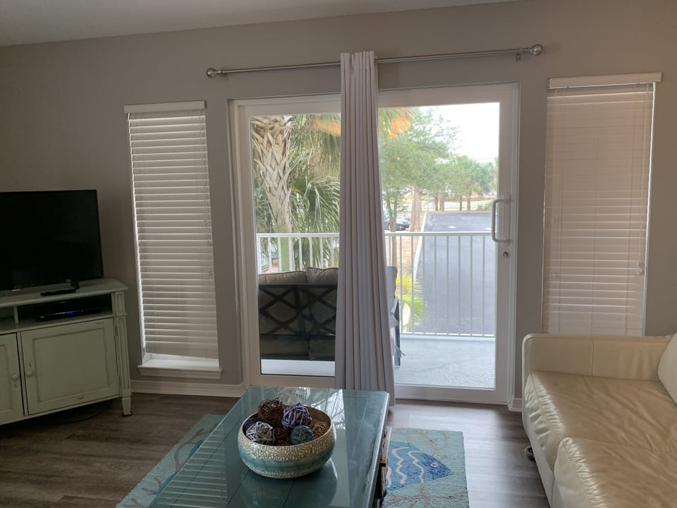 Access to the balcony