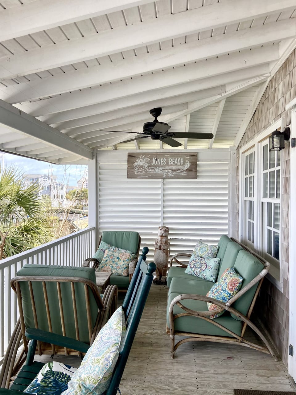 Back deck sitting area