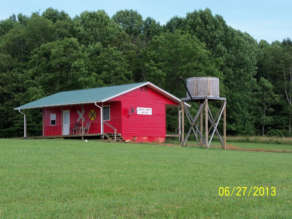 Depot & our replica water tower