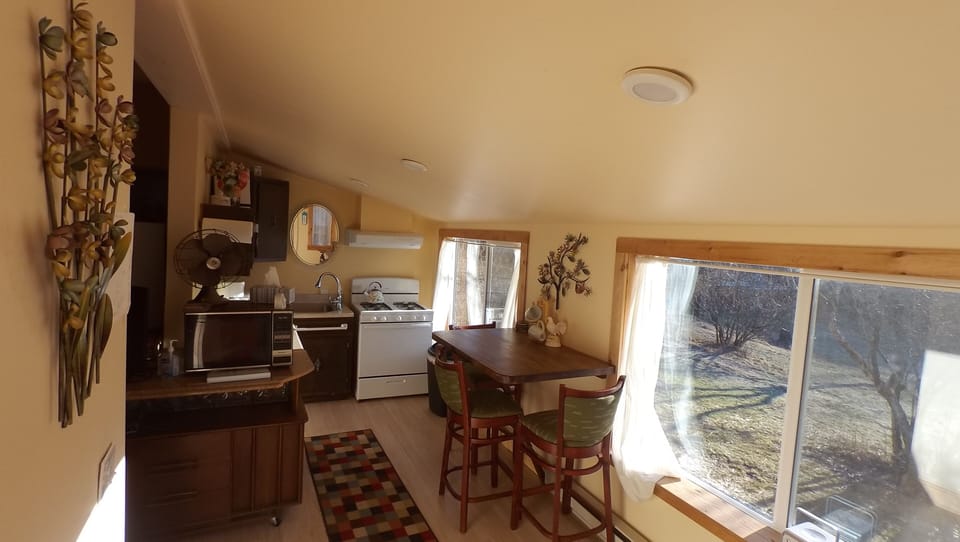 kitchen and dining nook