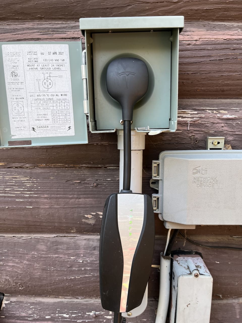 Tesla EV charger