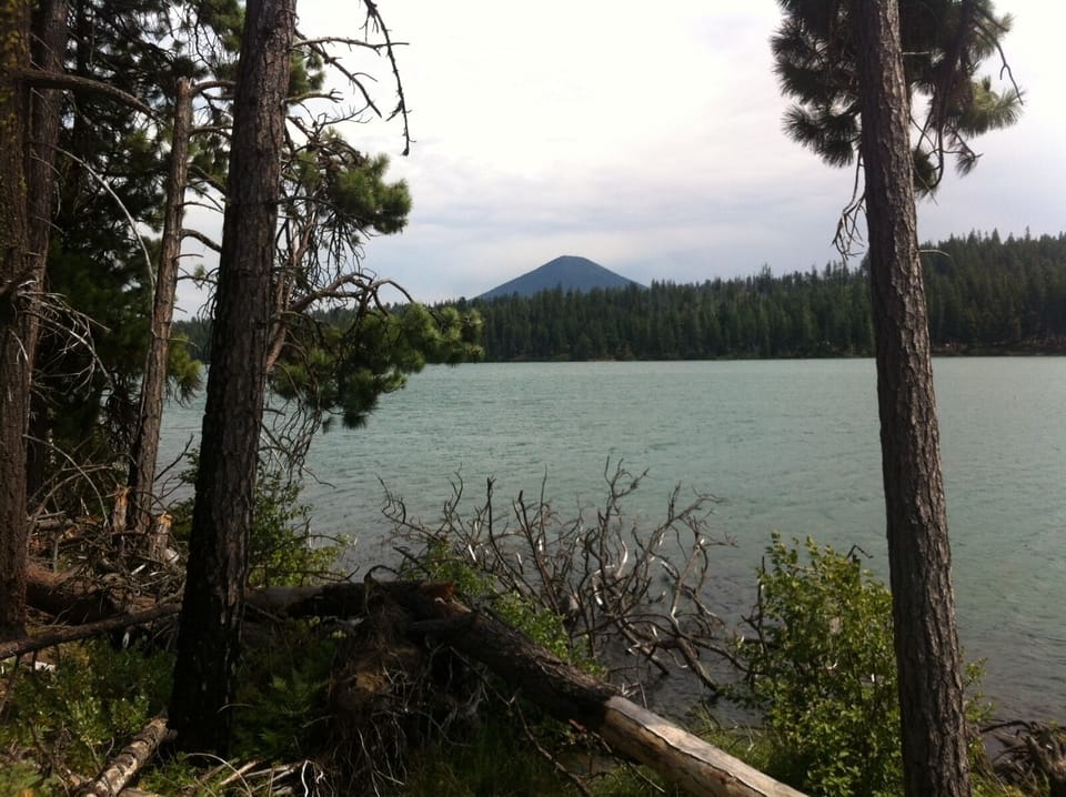 View of Black Butte from Suttle Lake