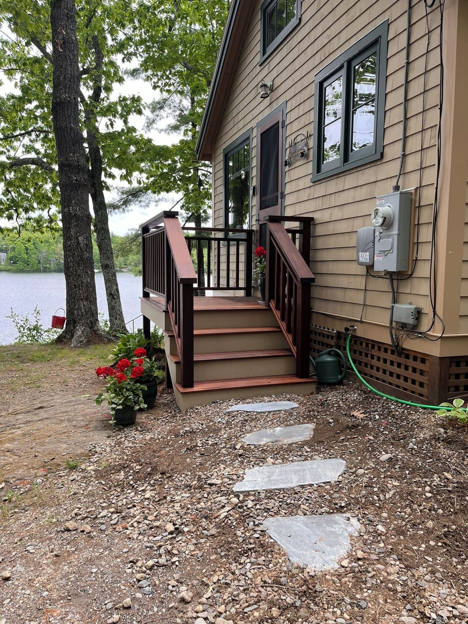One of two entrances to the Camp.