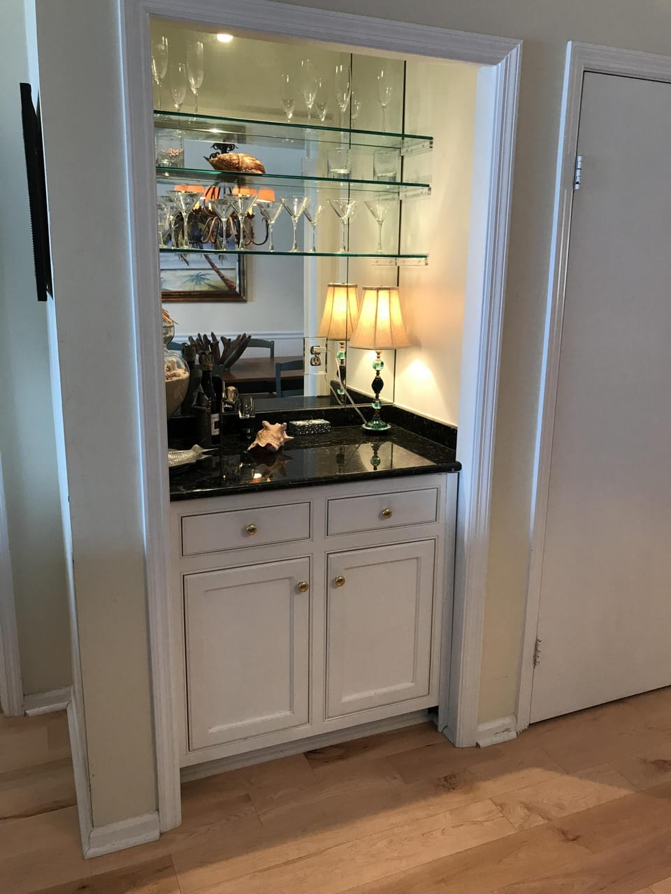 Bar area in your dining room