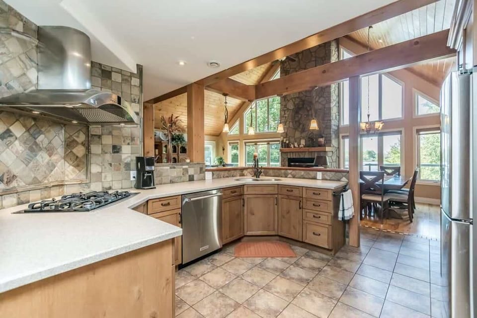 Kitchen overlooking Great Room