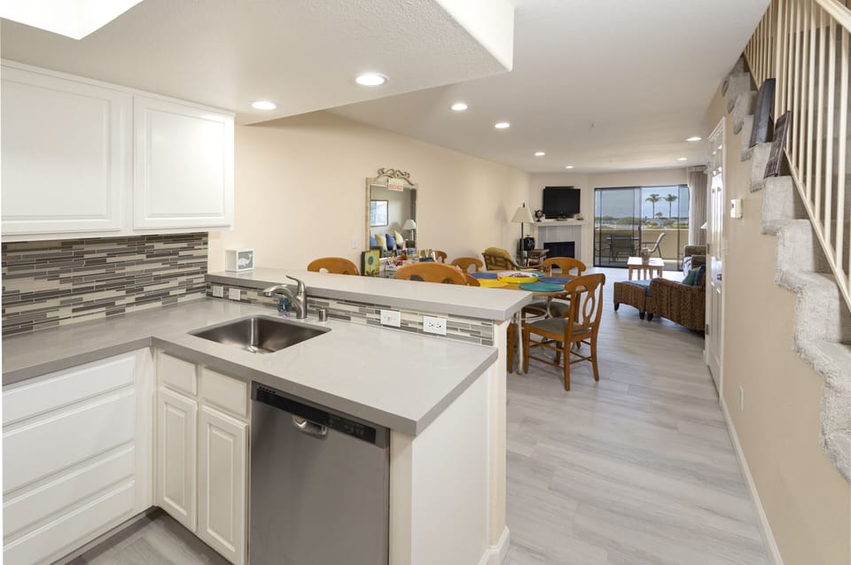 Open Concept Kitchen & Living Room - Downstairs