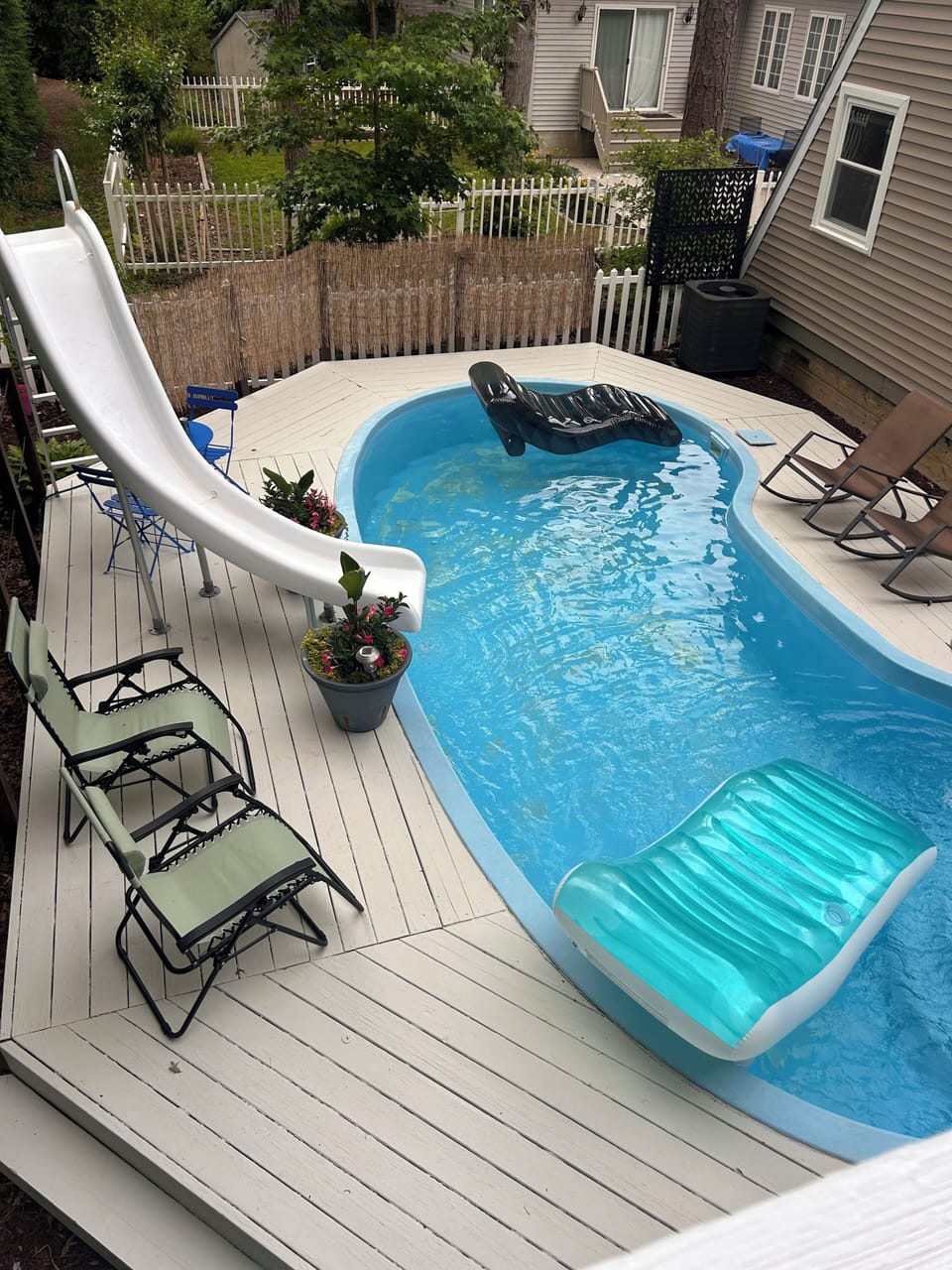 Your own private pool and hot tub.   