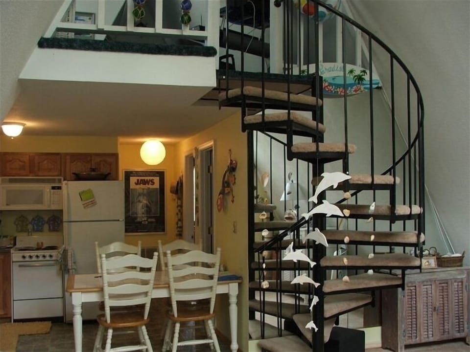 The Stairs That Take You Up To The Large Loft Bedroom,