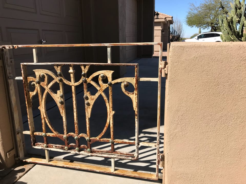 Front entry gate