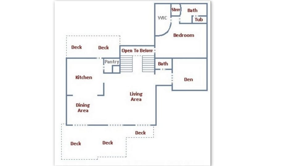 Floor Plan - Top Level
& Master Wing