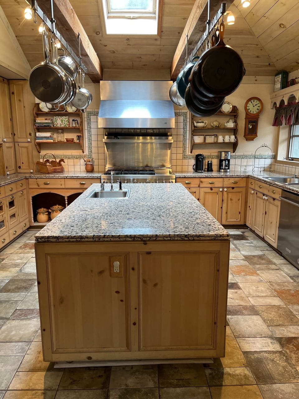 Chef's Kitchen Island with Sink 
Award winning Gourmet Kitchen 