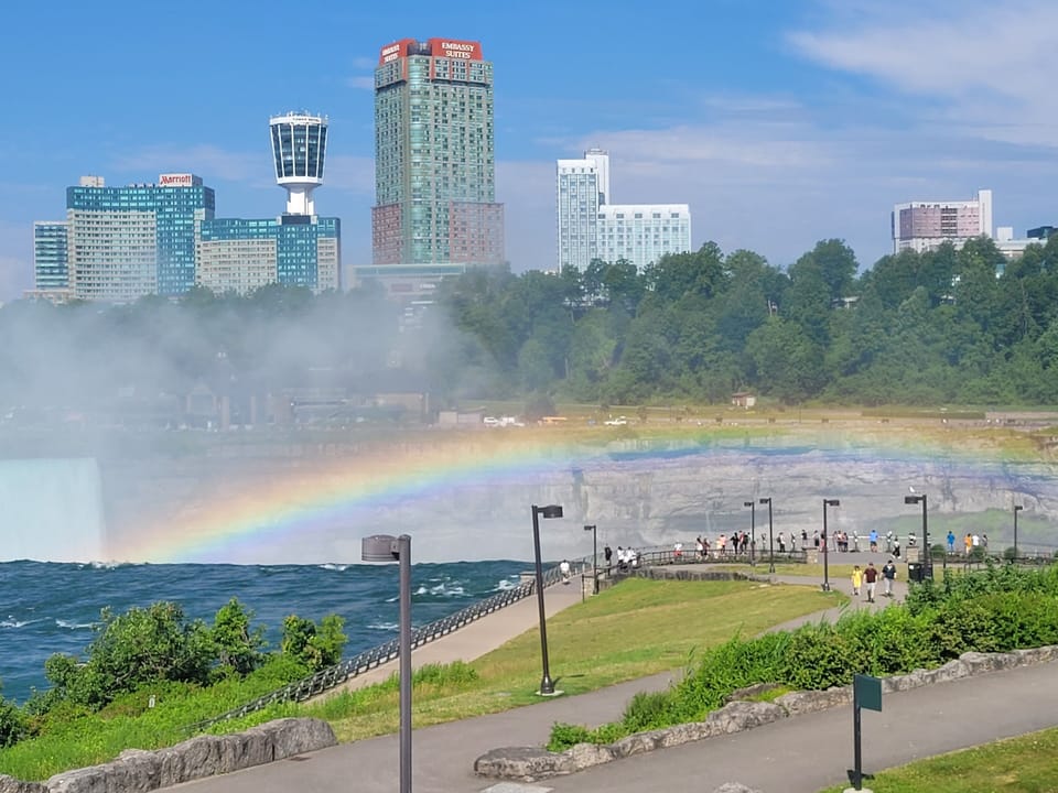 Rainbow Over the Falls Daily!