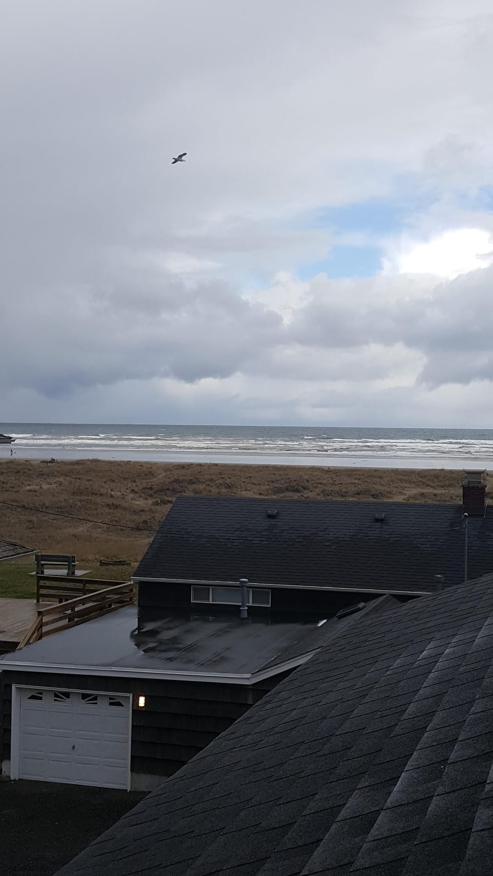 View from ocean view bedroom