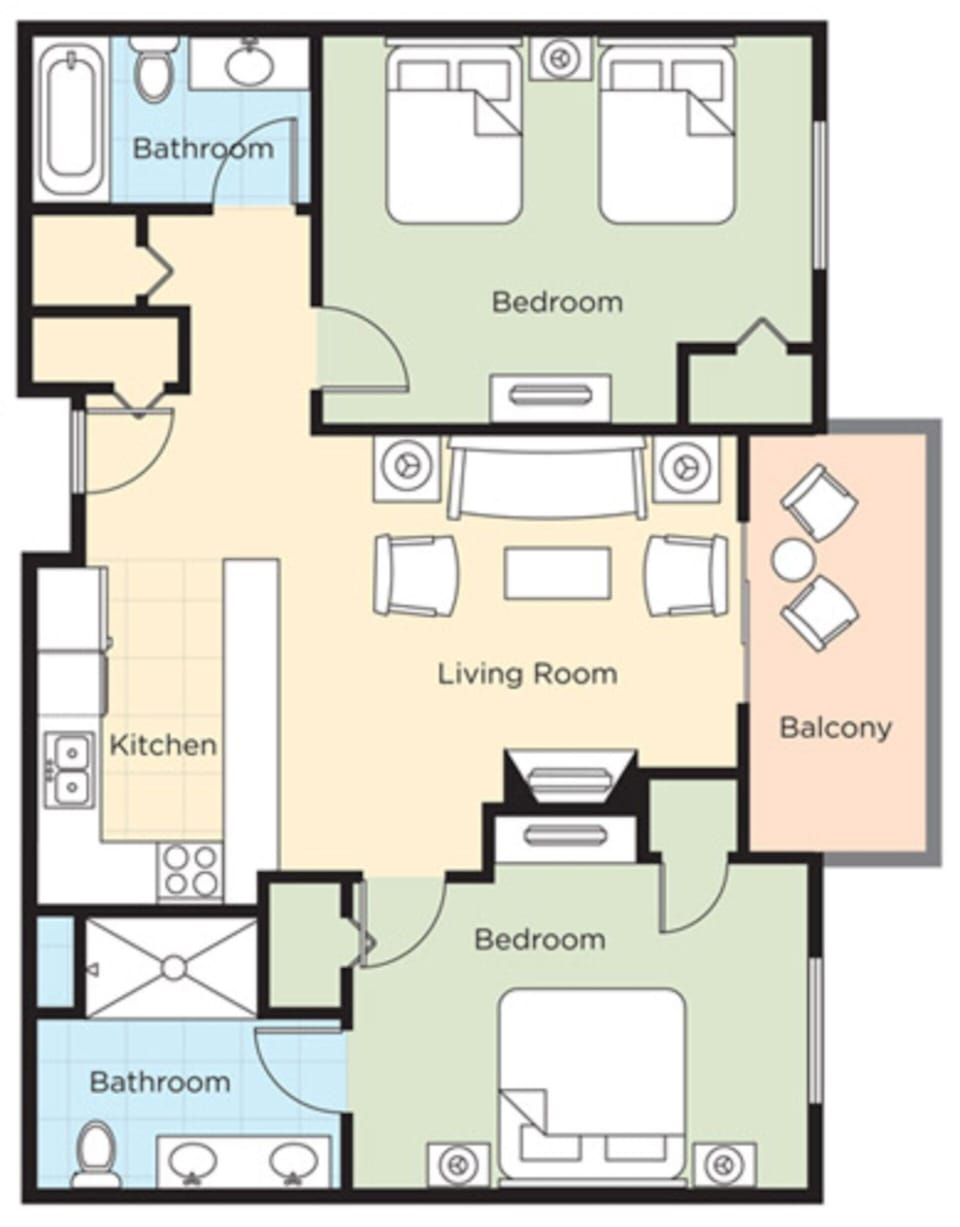 2B Floor Plan