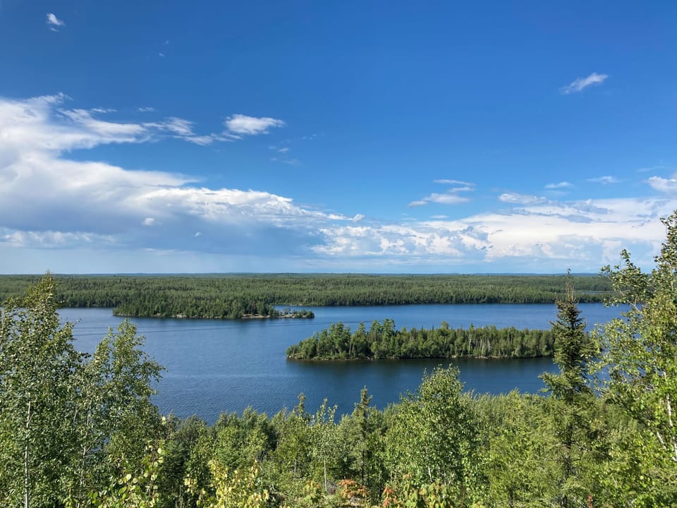 View from the cabin. 