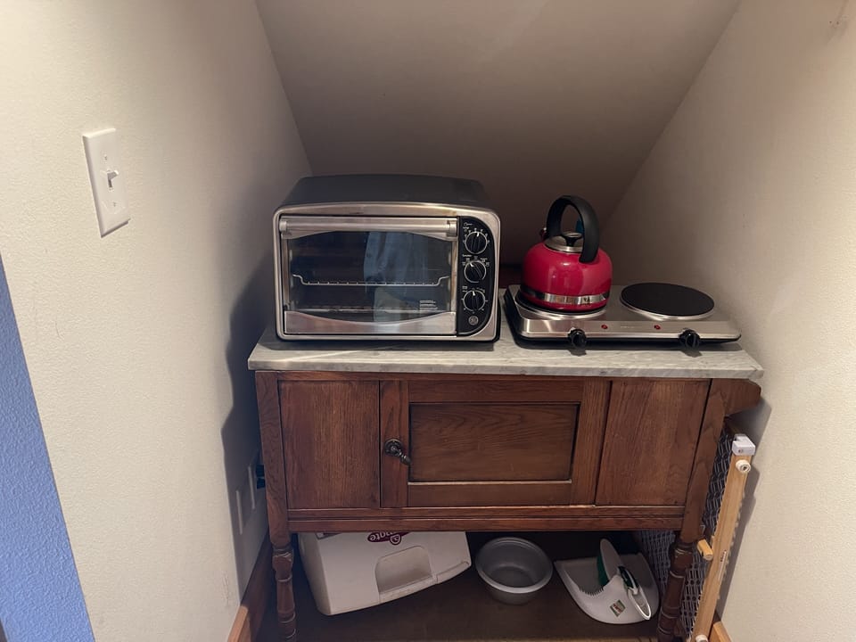 Toaster oven and hotplate