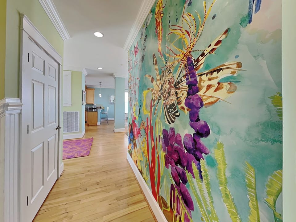 Hallway with Mural