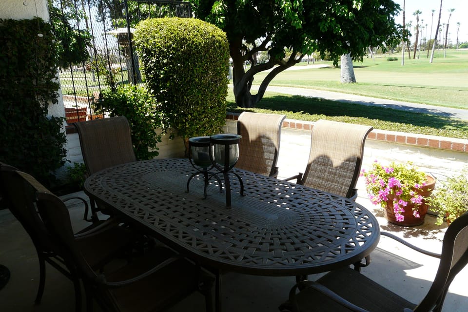 Enjoy the wonderful weather from your patio. Perfect for entertaining.