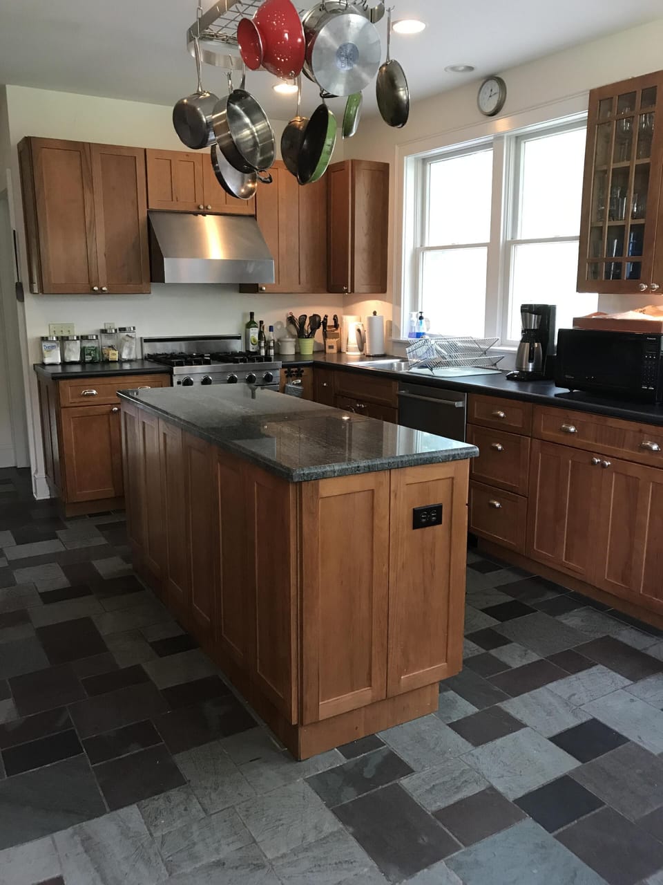 Gourmet kitchen has everything you need to prepare delicious meals