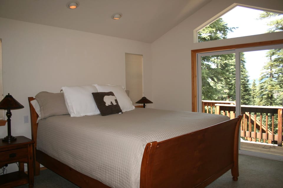 Master bedroom with Cal King bed