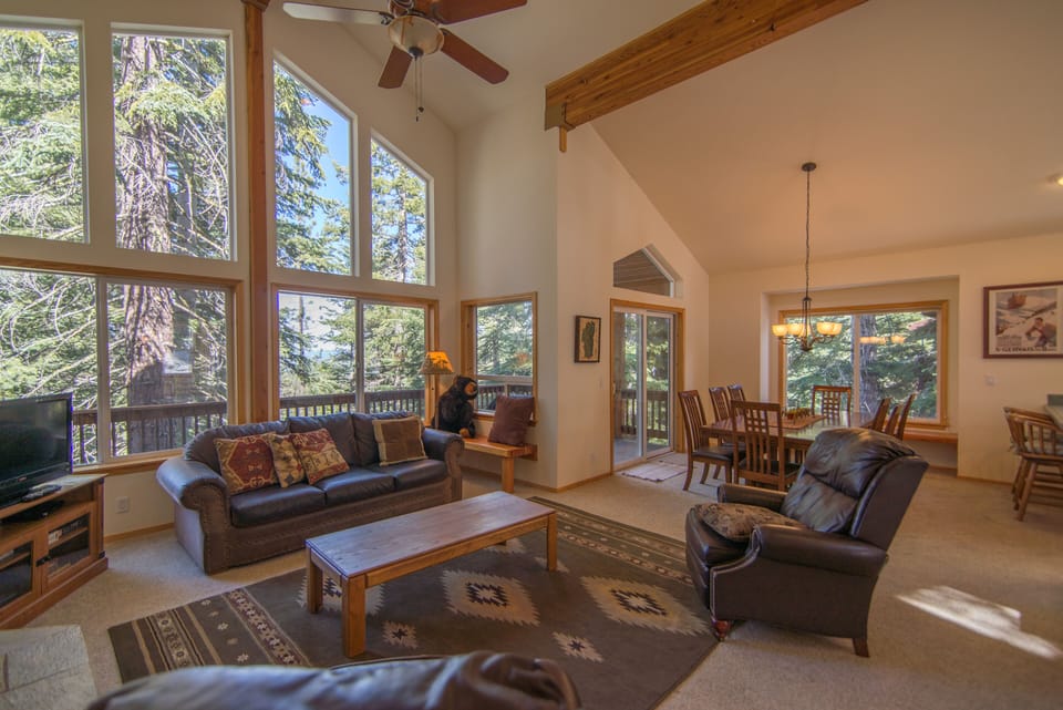 Living and dining rooms