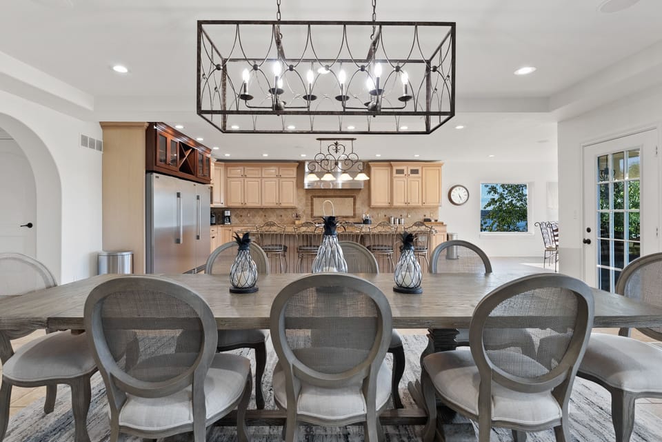 MAIN FLOOR DINING ROOM AND KITCHEN