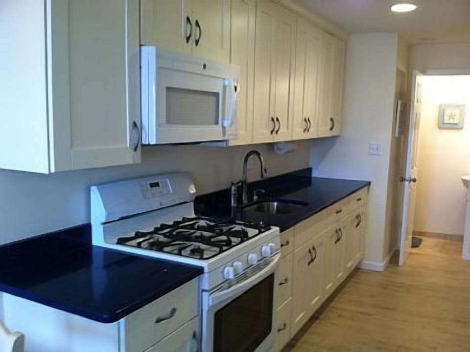 Close view of new kitchen