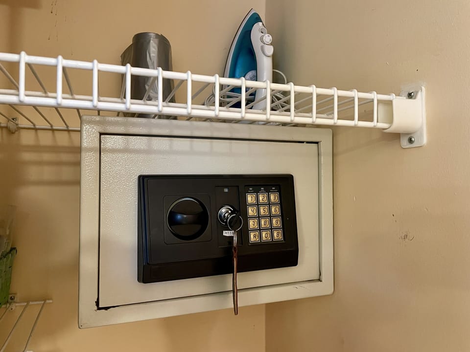 A safe for guest use