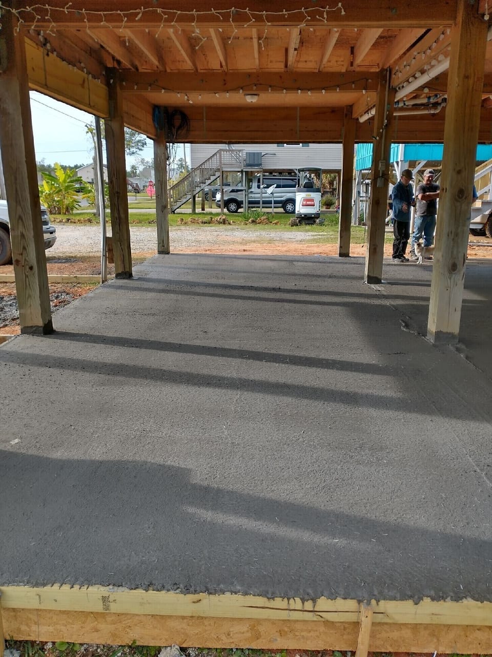 New concrete!