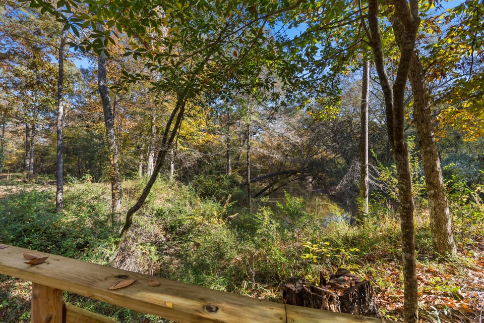 property is on 7 wooded, secluded acres. The river views are breathtaking
