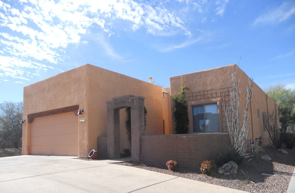 View of house from the street.