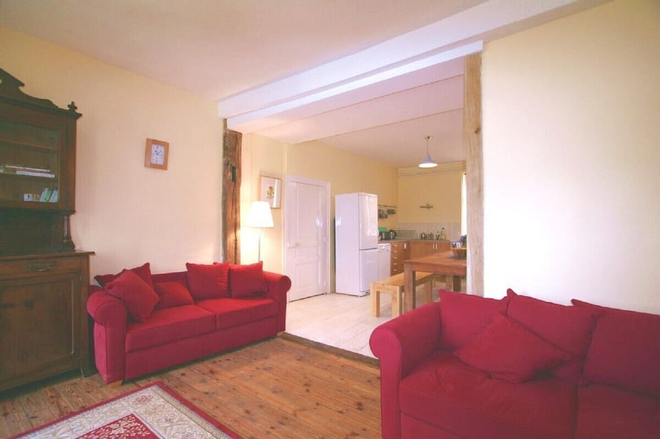 The relaxed, informal layout of the ground floor