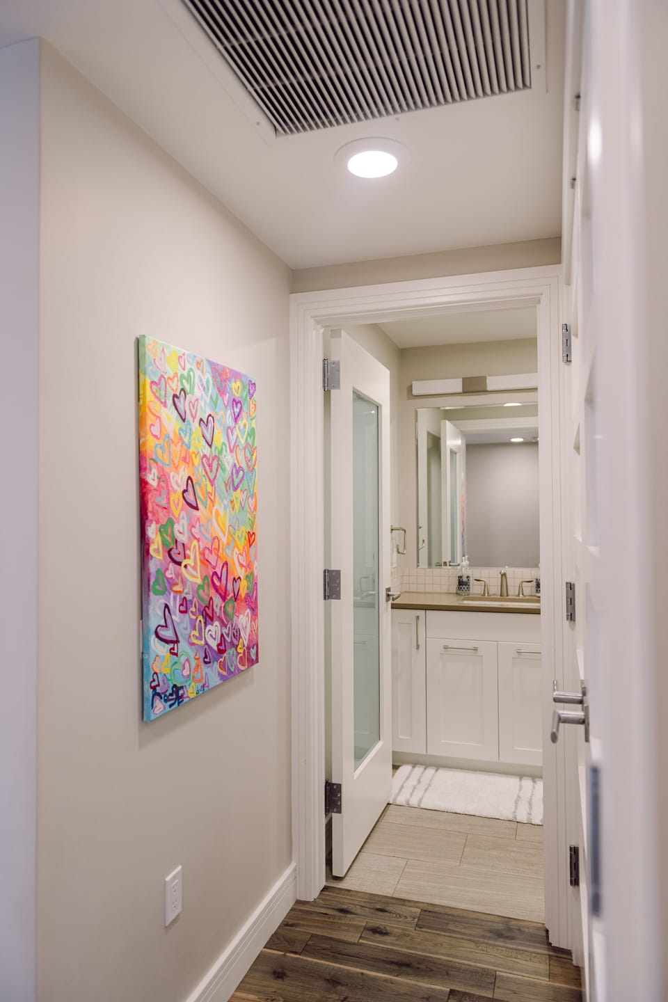 Hallway to Guest Bathroom 