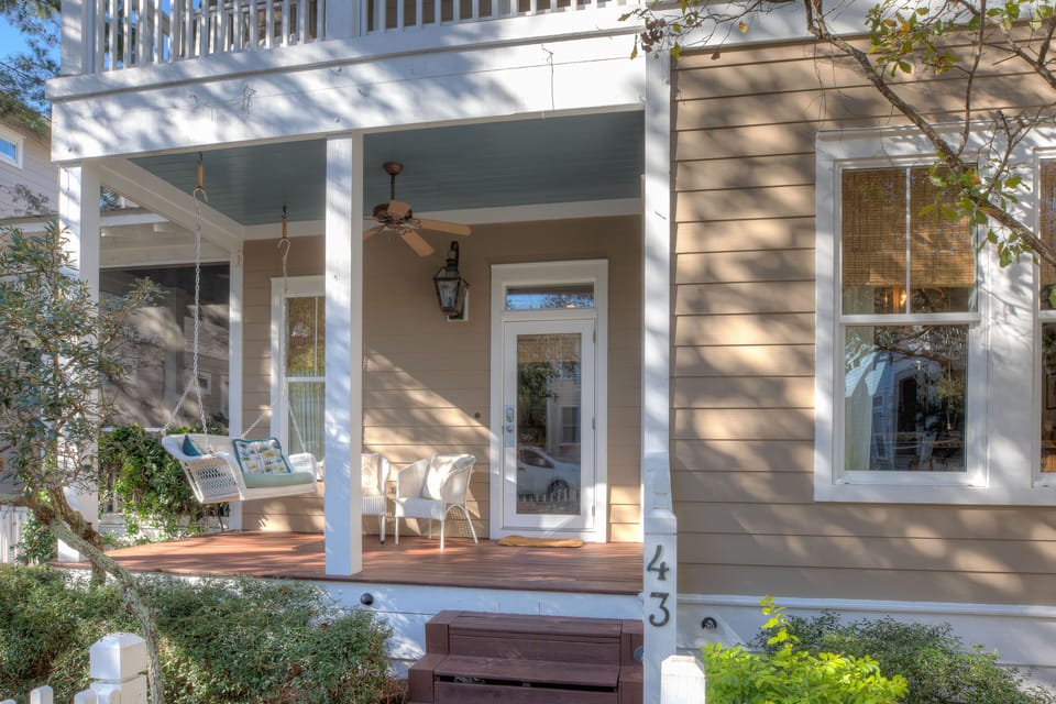 Cozy front porch