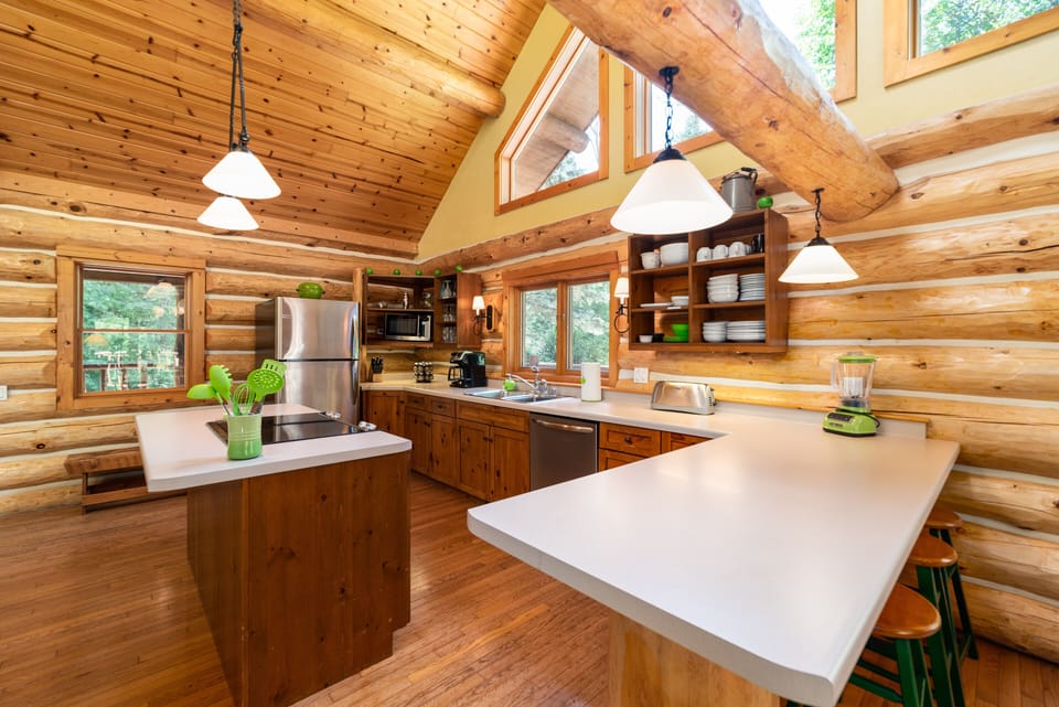 This is our family home & the kitchen is equipped as such.  We even have spices!