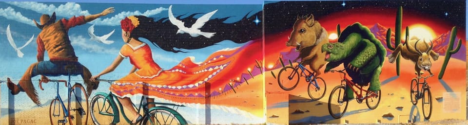 One of many exquisite murals in our city of exception artists!