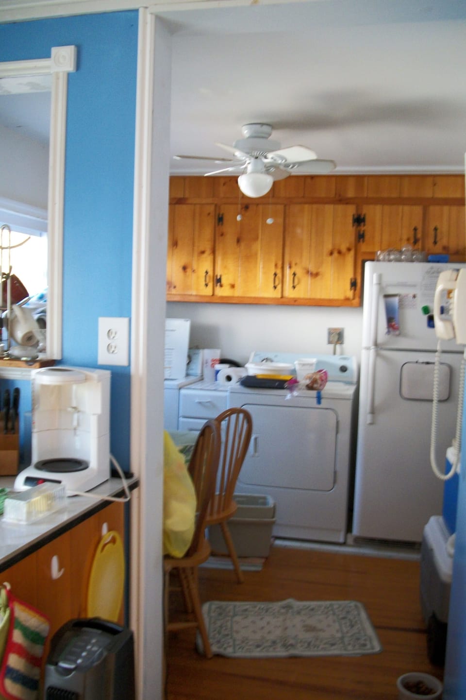 kitchen looking toward other side to washer and dryer