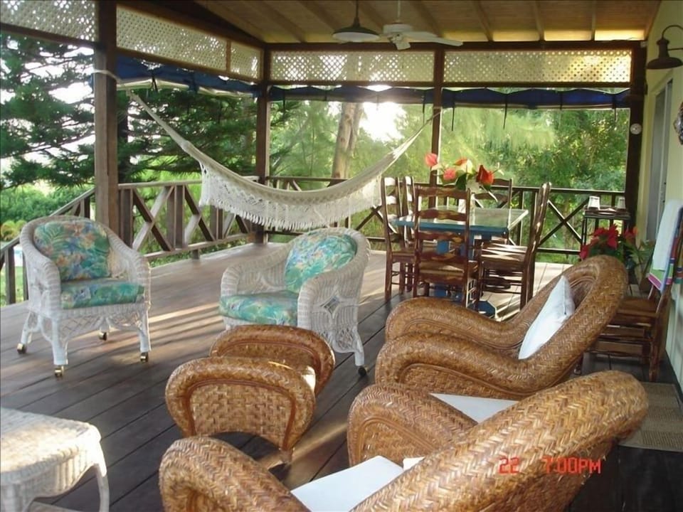 Our outdoor living room-