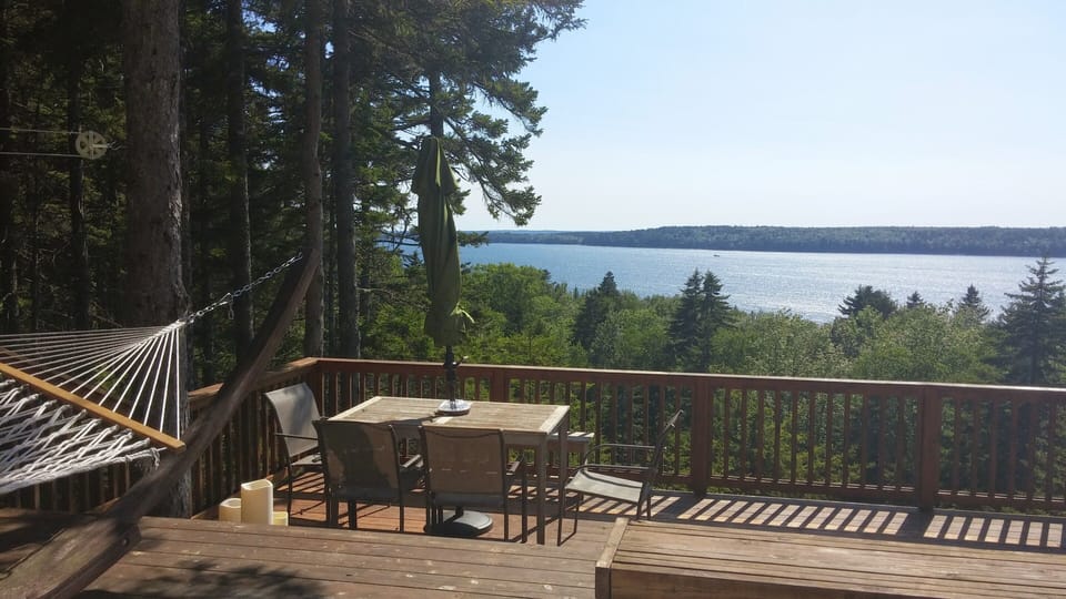 Expansive views overlooking Muscongus Bay