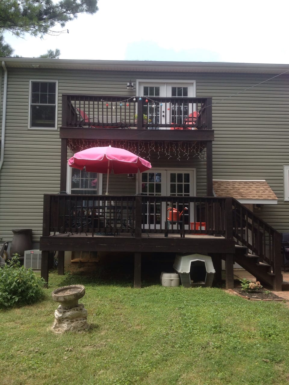 Enjoy outdoor dining or just relax on the outdoor decks.